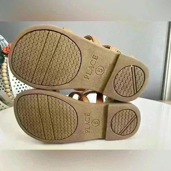 The Children's Place Tan Gladiator Sandals - Picture 3 of 7
